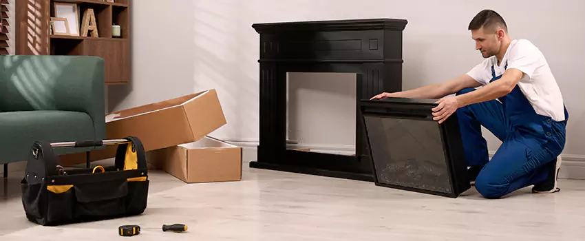 Old Rusted Metal Fireplace Repair And Replacement in Aberdeen, SD