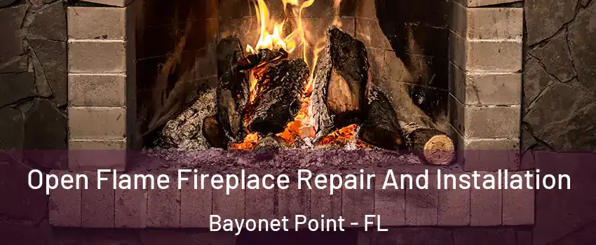 Open Flame Fireplace Repair And Installation Bayonet Point - FL